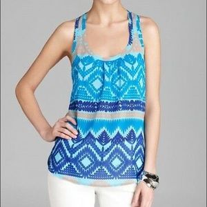 TRINA TURK New 'Kimmie' Stretch Silk Tank Top